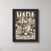Toile Mafia King of Crime Canvas Imprimer (Recto)