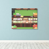 Toile Magasin de graveurs (Insitu (Plancher de Bois))