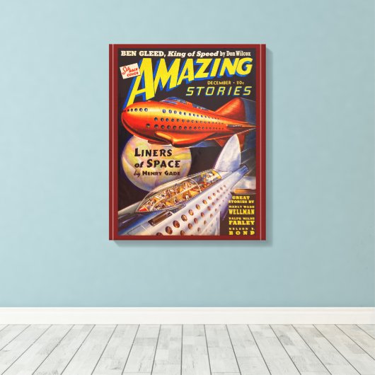 TOILE MAGAZINE PULP 1939 (Insitu (Plancher de Bois))