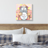 Toile Mage avec votre visage (Insitu(Chambre))