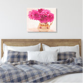 Toile Magenta Dahlias (Insitu(Chambre))