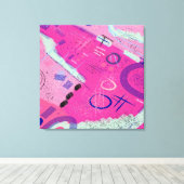 Toile Magenta Joy (Insitu (Plancher de Bois))