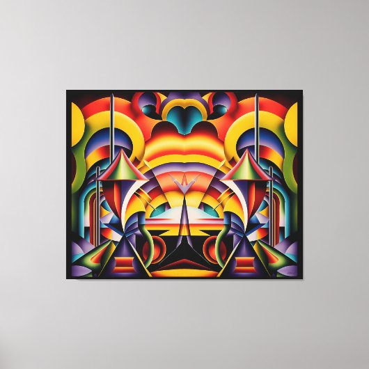 Toile Magic Faces in Magic Places (Recto)