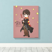 Toile Magical HARRY POTTER™ Watercolor (Insitu (Plancher de Bois))