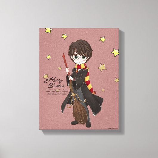 Toile Magical HARRY POTTER™ Watercolor (Recto)