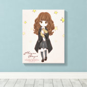 Toile Magical Hermione Granger Watercolor (Insitu (Plancher de Bois))