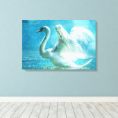 Toile Magical Swan (Insitu (Plancher de Bois))