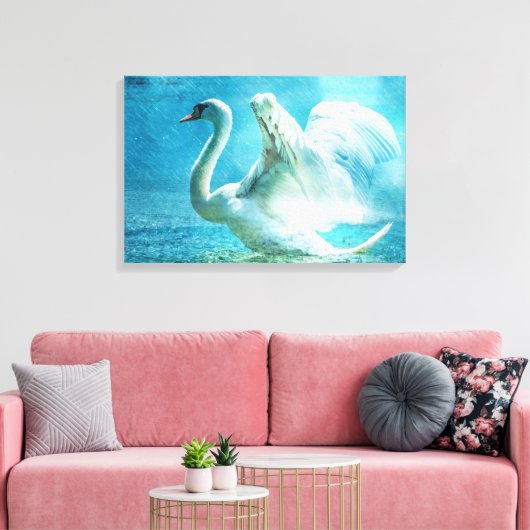 Toile Magical Swan (Insitu(Salon))