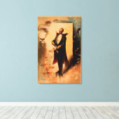 Toile Magicien Sortir les Roses de l'affiche Casquette (Insitu (Plancher de Bois))