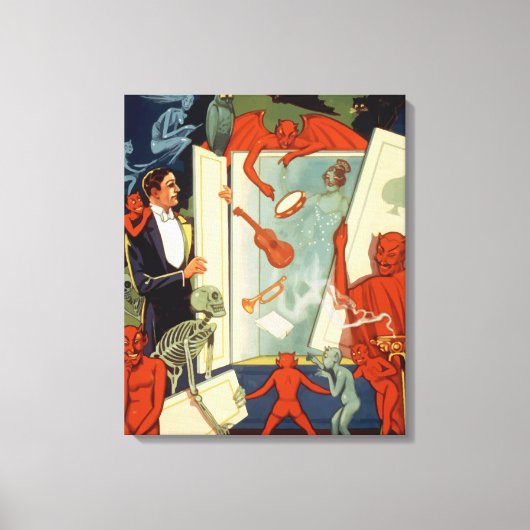 Toile Magicien vintage Carter la grande magie (Recto)