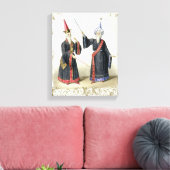 Toile Magiciens au Carnaval de Berlin, 1836 (couleur (Insitu(Salon))