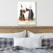 Toile Magiciens au Carnaval de Berlin, 1836 (couleur (Insitu(Chambre))