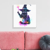 Toile Magie de Chat Sorcier (Insitu(Salon))