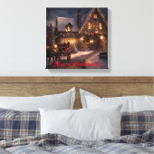 Toile Magie de Noël rustique (Insitu(Chambre))