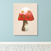 Toile Magie de Toadstool de champignon rouge (Insitu (Plancher de Bois))