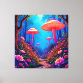 Toile Magie des champignons éclatants (Recto)
