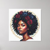 Toile Magie des femmes noires Afro Diva (Recto)
