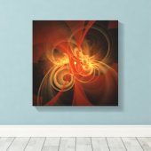 Toile Magie du matin Art Abstrait noir et blanc (Insitu (Plancher de Bois))