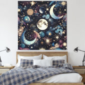 Toile Magie lunaire (Insitu(Chambre))