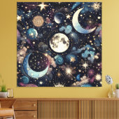 Toile Magie lunaire (Insitu(Salon))