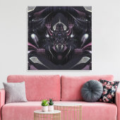 Toile Magie Violette (Insitu(Salon))