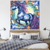 Toile Magnifique licorne bleue (Insitu(Chambre))