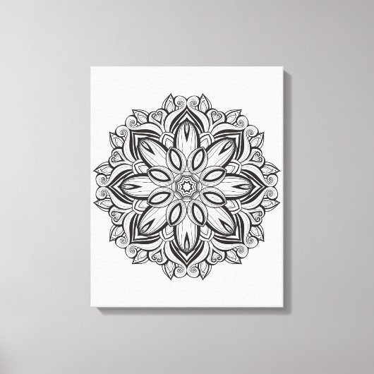 Toile Magnifique Mandala 6 (Recto)