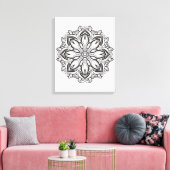Toile Magnifique Mandala 6 (Insitu(Salon))
