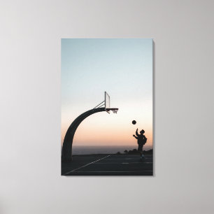 Toile Magnifique panier de basket