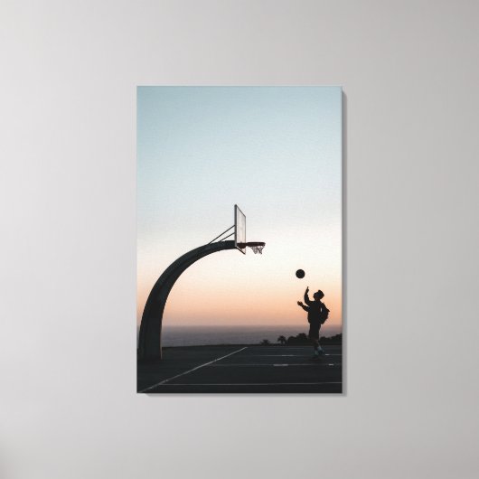 Toile Magnifique panier de basket (Recto)
