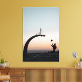 Toile Magnifique panier de basket (Insitu(Salon))
