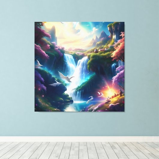 Toile Magnifique Paysage céleste 2 (Insitu (Plancher de Bois))