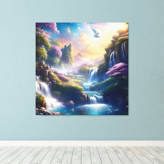 Toile Magnifique Paysage céleste 3 (Insitu (Plancher de Bois))