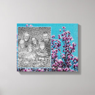 Toile Magnolia Blossoms Ciel Bleu Créez Votre Propre Pho