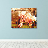 Toile Magnolia Mood en rose (Insitu (Plancher de Bois))