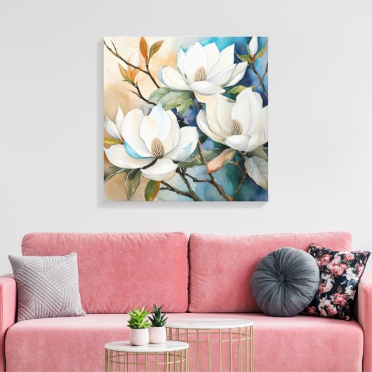 Toile Magnolias (Insitu(Salon))