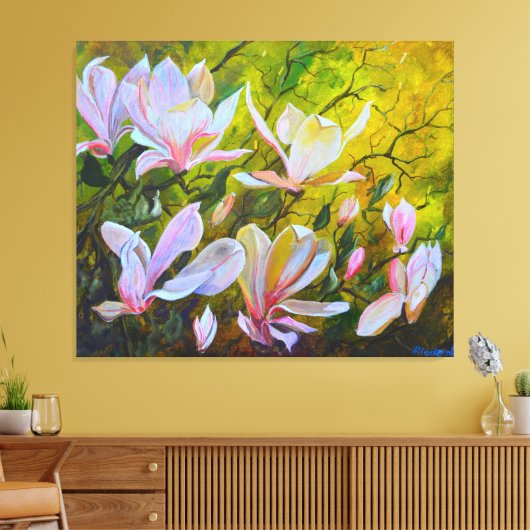 Toile Magnolias (Insitu(Salon))