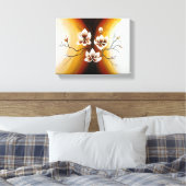 Toile Magnolias, acrylique - (Insitu(Chambre))