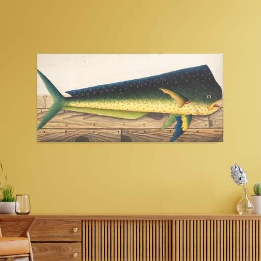 Toile Mahi-Mahi Fish artwork (Insitu(Salon))