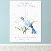 Toile Mai Mois de naissance Fleur Lys de la vallée Anniv (Insitu (Plancher de Bois))