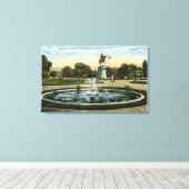 Toile Maid of the Mist Fountain, Washington Statue (Insitu (Plancher de Bois))