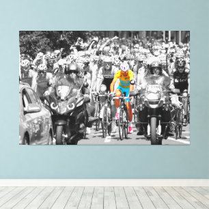 Toile Maillot Jaune du Tour de France Peloton Course Cyc