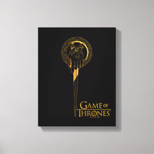 Toile Main de l'icône du roi