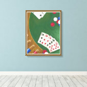 Toile Main de Poker gagnante six à dix (Insitu (Plancher de Bois))