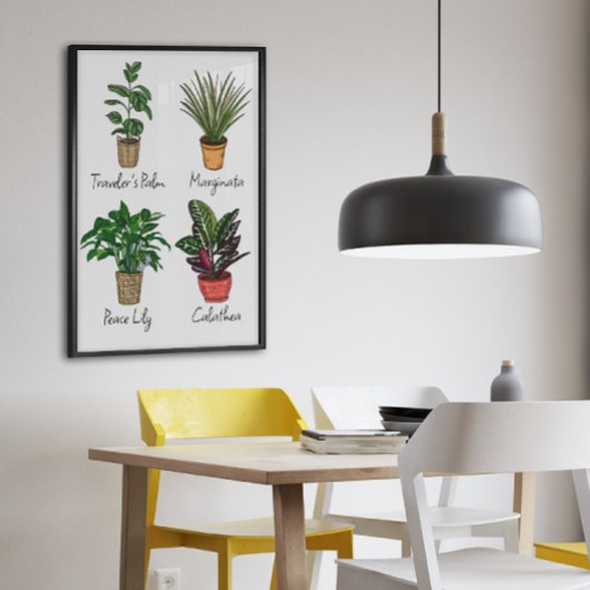 Toile Main Drake House Plante Wall Art