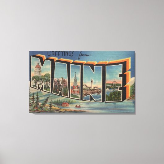 Toile Maine (Hiver)Grandes Scènes de lettres (Recto)