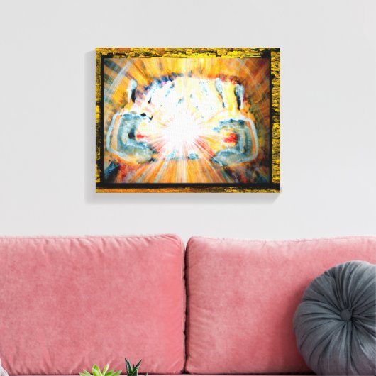 Toile Mains de guérison (Insitu(Salon))