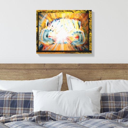 Toile Mains de guérison (Insitu(Chambre))