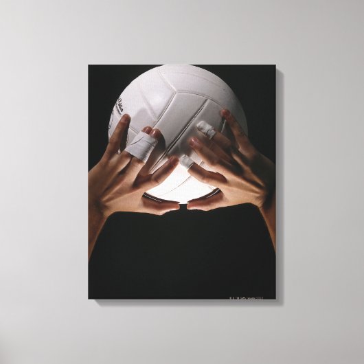 Toile Mains de volley-ball (Recto)