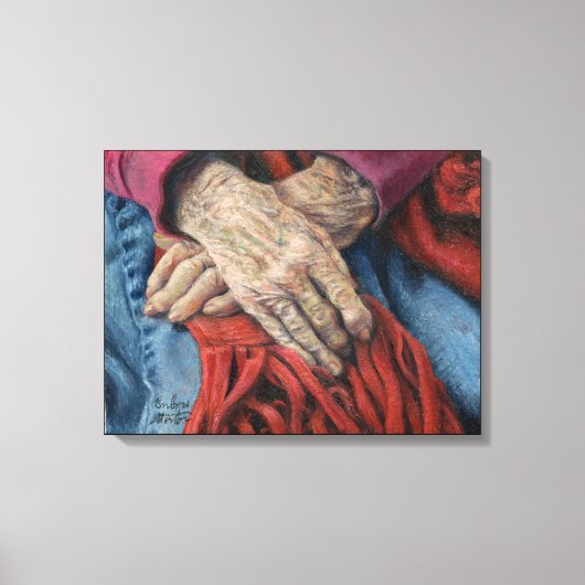 Toile "Mains du temps" (Recto)